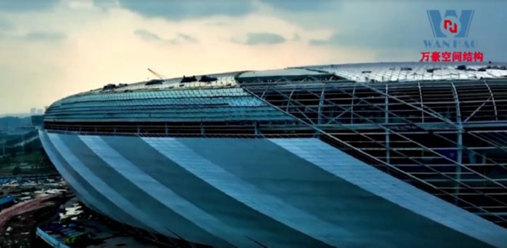 重慶龍興足球場ETFE屋面膜結構工程