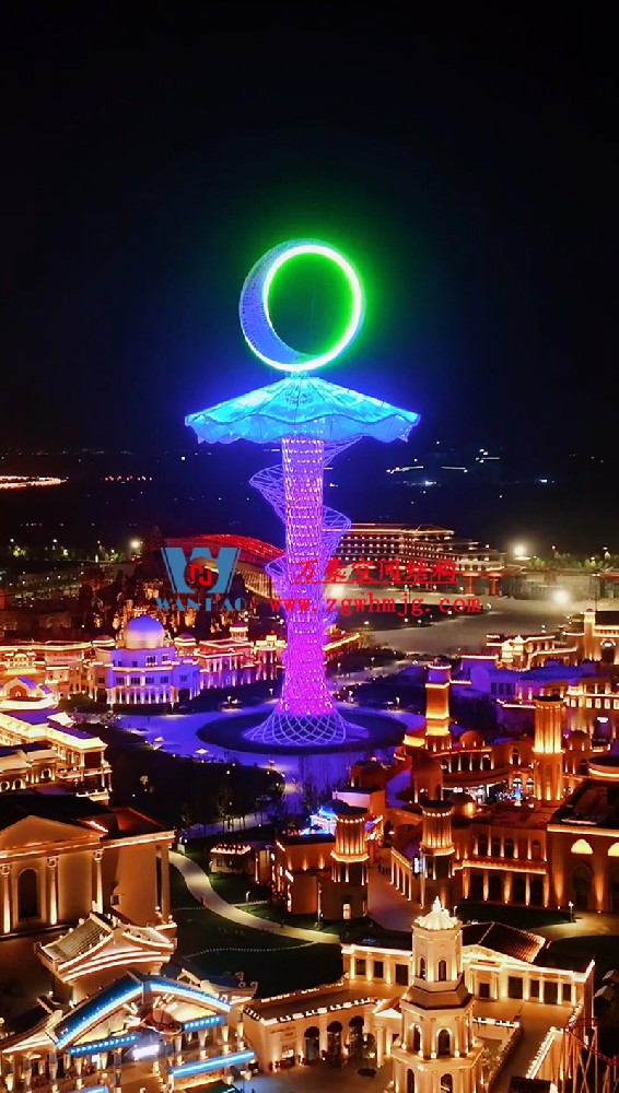 身姿輕盈，造型優美的膜結構建筑