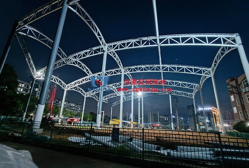 國網江西省電力有限公司培訓中心實訓基地改造膜結構項目最新施工進度 國網江西省電力有限公司培訓中心實訓基地改造膜結構項目最新施工進度