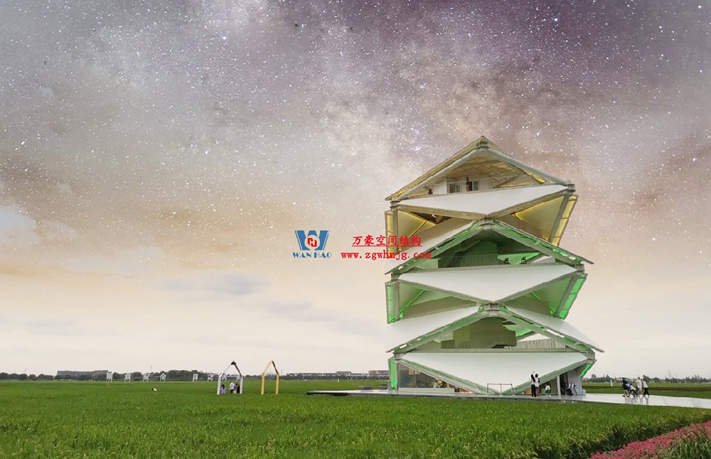 創意與藝術美感兼具的鋼膜結構建筑