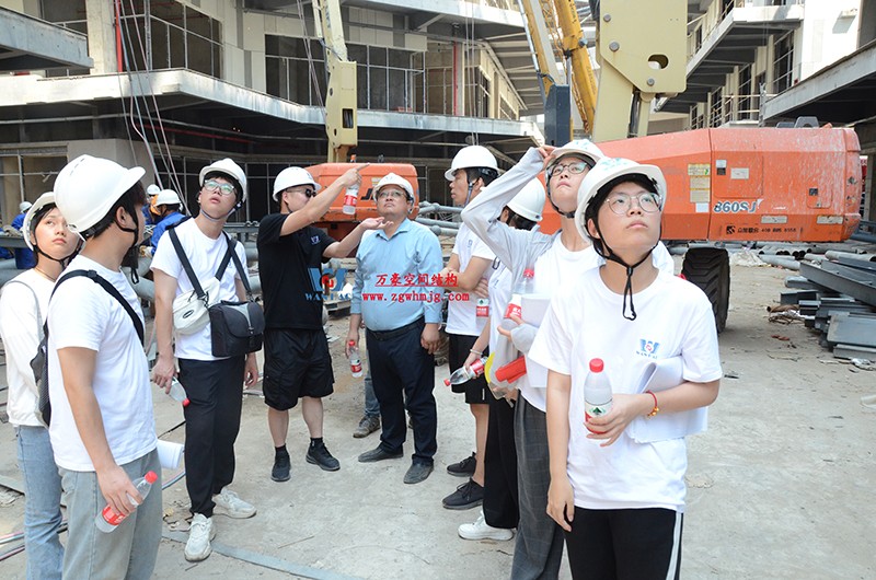 嘉興長安里ETFE氣枕鋼膜結構頂棚工程現場學習觀摩會 嘉興長安里ETFE氣枕鋼膜結構頂棚工程現場學習觀摩會