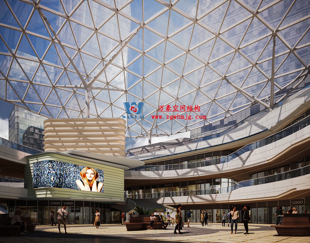 擁有夢幻外衣的ETFE膜結構商業天幕