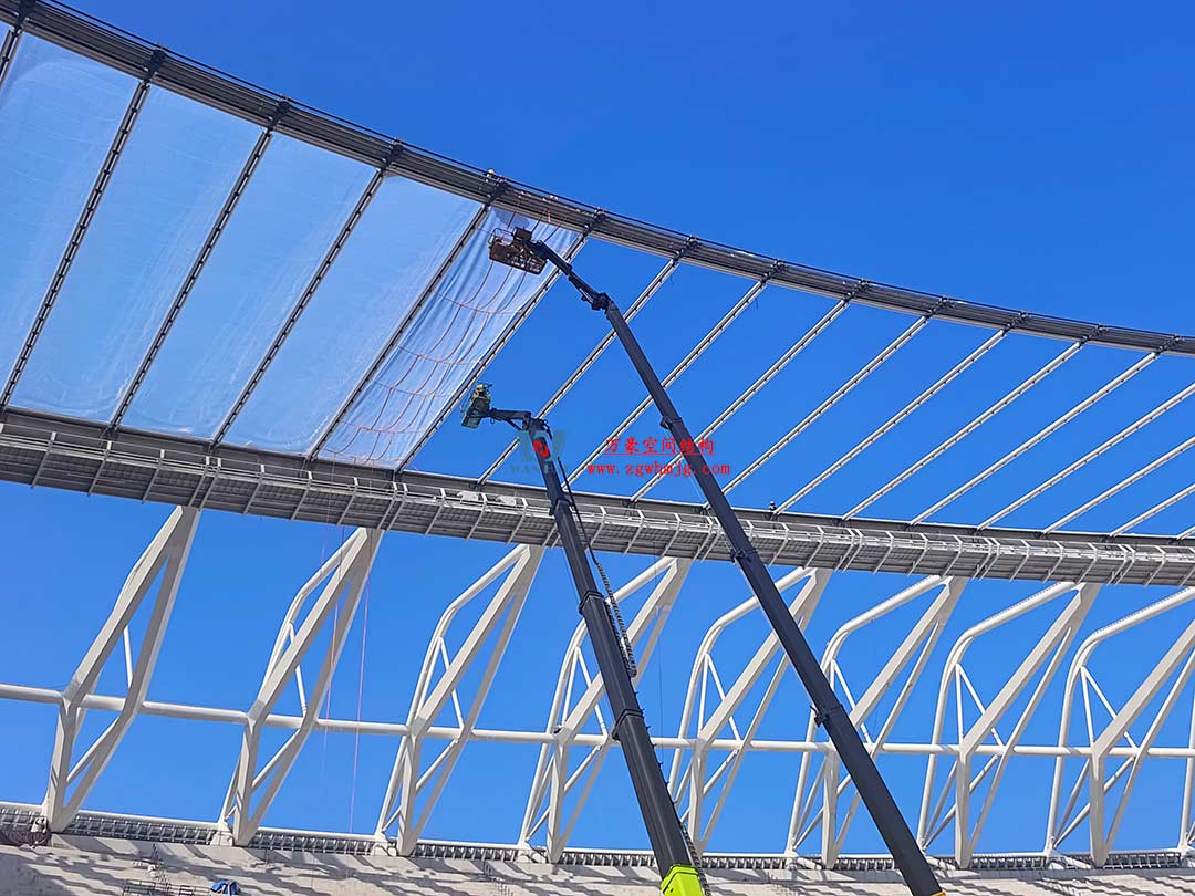 太湖之畔,華燈初上|無錫奧體中心施工加速 太湖之畔,華燈初上|無錫奧體中心施工加速