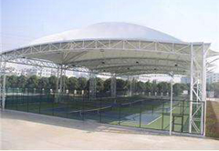 網球場膜結構廠家哪家專業？網球場張拉膜公司首選萬豪