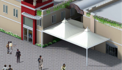 安裝膜結構雨棚的好處有哪些你知道嗎？