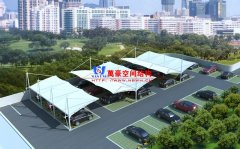 膜結構停車棚常用的膜材料有哪些？膜結構停車棚有哪些優勢？