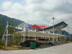 膜結構車棚的隔熱性能如何？怎么增強膜結構車棚隔熱效果？