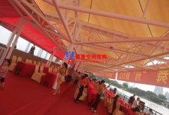 東莞市東江西岸景觀膜結構工程完美竣工