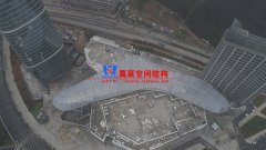 亞洲最大天幕——遵義高鐵新城膜結構天幕