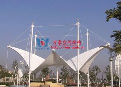 膜結構遮陽棚安裝哪家好？為什么膜結構遮陽棚選萬豪？