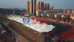 張拉膜結構看臺的膜材如何選擇？張拉膜結構看臺怎么維護保養？